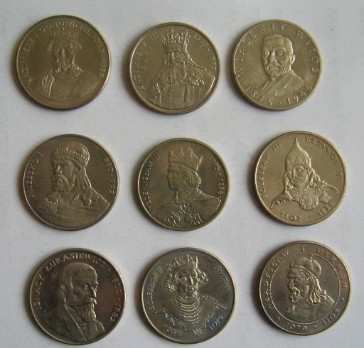 Zdjęcie oferty: !6 monet okolicznościowych z czasów PRL