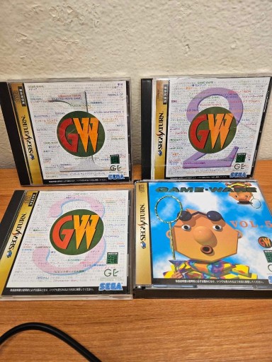 Zdjęcie oferty: Zestaw Game Ware 1 2 3 5 Sega Saturn NTSC-J