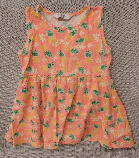 Zdjęcie oferty: Sukienka bez rękawów, na lato, ananasy PRIMARK 98