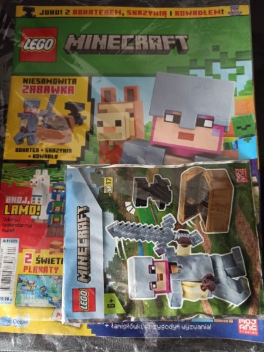 Zdjęcie oferty: Lego Minecraft 1/2023 Figurka Bohater + skrzynia