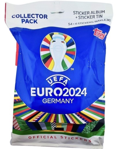 Zdjęcie oferty: Euro 2024 Collector Pack 60 naklejki  album puszka