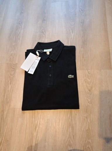 Zdjęcie oferty: Nowa koszulka polo Lacoste kolor czarny 