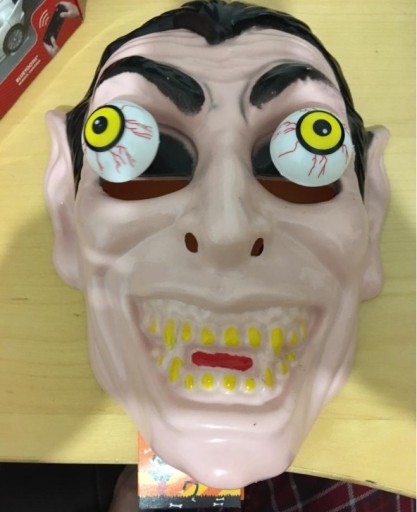 Zdjęcie oferty: Maska Dracula - ruchome oczy na Helloween
