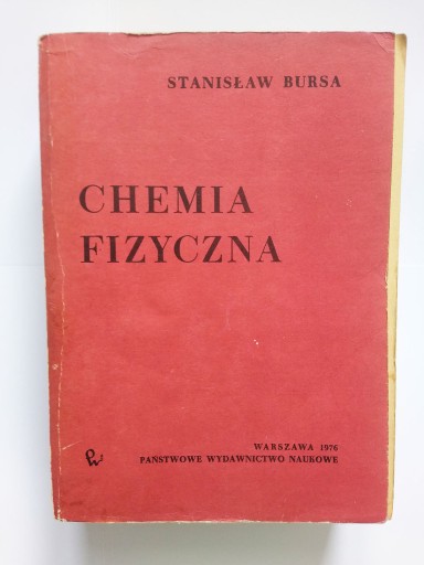 Zdjęcie oferty: Bursa CHEMIA FIZYCZNA 1976 [Łódź]