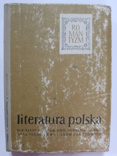 Zdjęcie oferty: Literatura polska Romantyzm Jerschina Sawrymowicz