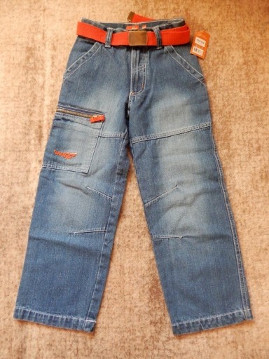 Zdjęcie oferty: Spodnie KIDS CAVENLINE + pasek rozm.122 NOWE 