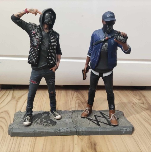 Zdjęcie oferty: Figurki Watch Dogs 2 Diorama Marcus & Wrench 