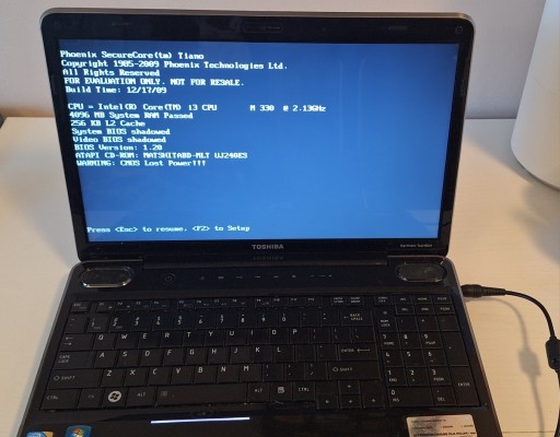 Zdjęcie oferty: Laptop Toshiba Satelite A500-1EE