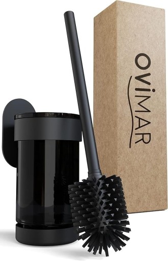 Zdjęcie oferty: Szczotka WC Finnkona czarna | bez wiercenia | stal nierdzewna