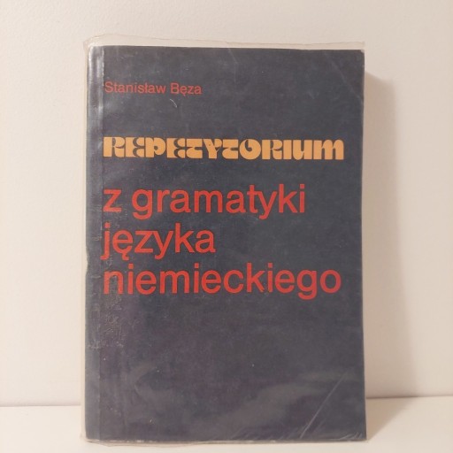 Zdjęcie oferty: Repetytorium z gramatyki języka niemieckiego 1981