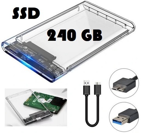 Zdjęcie oferty: Dysk SSD 240 GB SATA III w obudowie 2,5 cala na USB