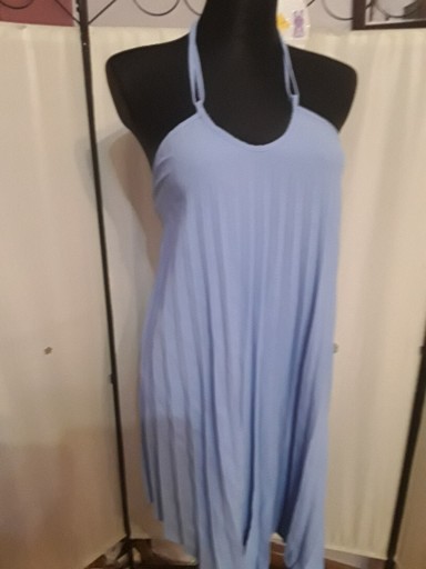 Zdjęcie oferty: Sukienka zwiewna harmonika pliska bez ramiaczek 