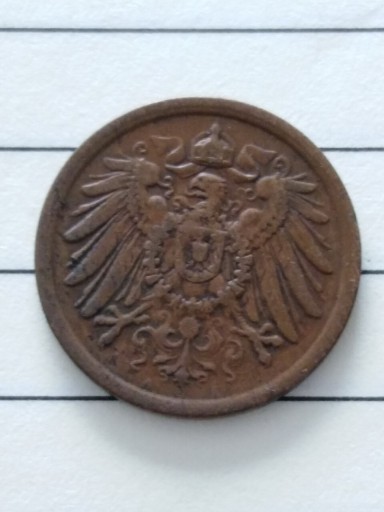 Zdjęcie oferty: Moneta 2 pfenigi 1906 A Cesarstwo Niemieckie 