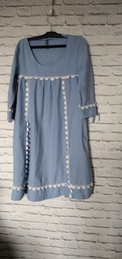 Zdjęcie oferty: Sukienka 100%bawełna niebieska 38