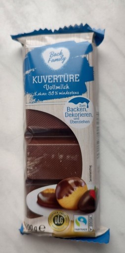 Zdjęcie oferty: KUWERTURA MLECZNA CZEKOLADA ORYGINALNA 200 g