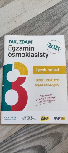 Zdjęcie oferty: Tak,Zdam! testy i arkusze egzaminacyjne j.polski