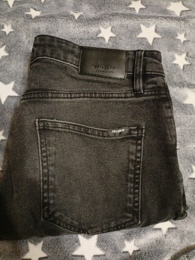 Zdjęcie oferty: Spodnie męskie czarny jeans Pull&Bear (40)