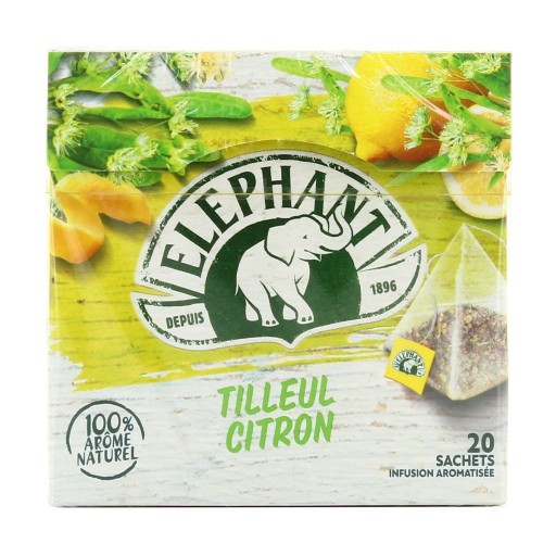 Zdjęcie oferty: Elephant cytryna lipa werbena herbata 20 szt. FR 