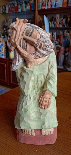 Zdjęcie oferty: Chrystus frasobliwy rzeźba ludowa 
