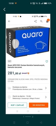 Zdjęcie oferty: Klocki Quarro ceramiczne Insignia b 4x4