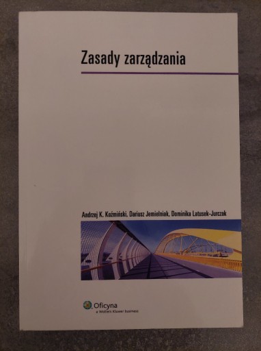 Zdjęcie oferty: Zasady zarządzania