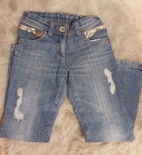 Zdjęcie oferty: Spodnie jeansowe Next 128/7-8lat