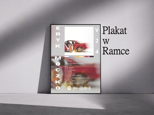 Zdjęcie oferty: Plakat Eryk Moczko "V24" w ramce 42x30