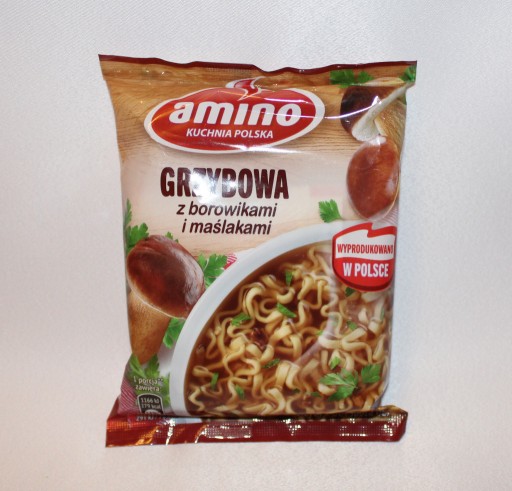 Zdjęcie oferty: Amino zupa grzybowa z borowikami 57g zupka chińska