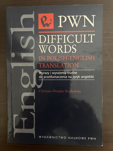 Zdjęcie oferty: Difficult Words in Polish-English Translation 