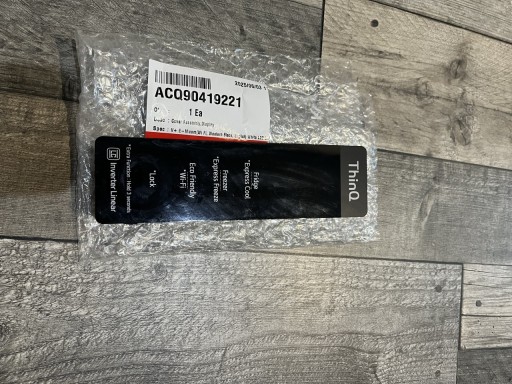 Zdjęcie oferty: Wyświetlacz do lodówki LG.