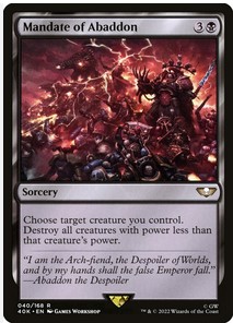 Zdjęcie oferty: Mandate of abaddon