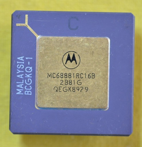 Zdjęcie oferty: KOPROCESOR MOTOROLA 68881 16 MHz MC68881RC16B