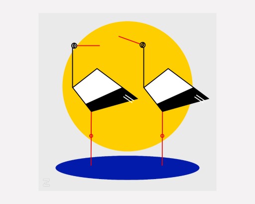 Zdjęcie oferty: Plakat - Bociany - Wysokiej jakości druk pigmentowy