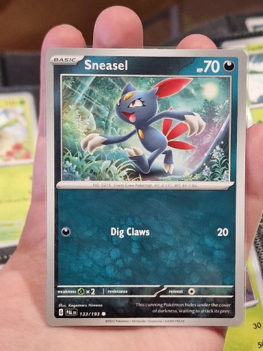 Zdjęcie oferty: Karta pokemon Sneasel (PAL 133) Paldea Evolved 