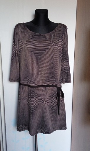 Zdjęcie oferty: Promod sukienka wzór czerń brąz r. 46