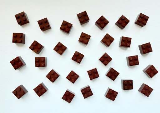 Zdjęcie oferty: Klocki Lego brick 2x2 brązowe 