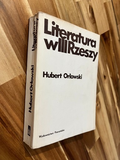 Zdjęcie oferty: Literatura w III Rzeszy Hubert Orłowski