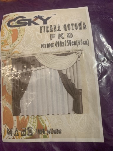 Zdjęcie oferty: Firanka gotowa 400x150