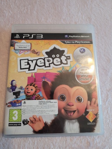 Zdjęcie oferty: EyePet gra na PlayStation 3