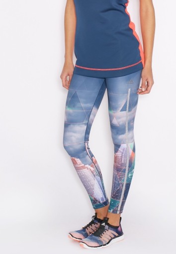 Zdjęcie oferty: adidas legginsy climalite 36 print