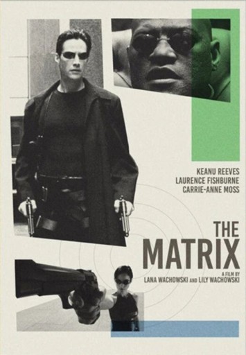 Zdjęcie oferty: PIĘKNY plakat filmowy MATRIX płótno