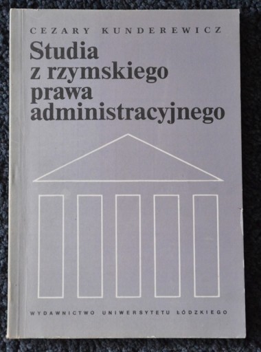 Zdjęcie oferty: Studia z rzymskiego prawa