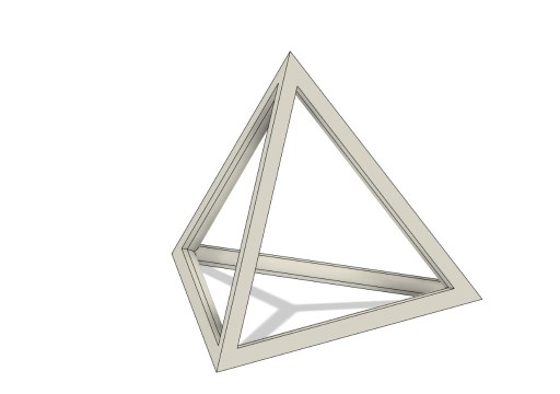 Zdjęcie oferty: CZWOROŚCIAN 13 cm FIGURA geometryczna (biały)