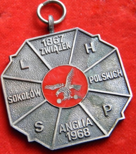 Zdjęcie oferty: Medal Towarzystwa Sokół w Angli