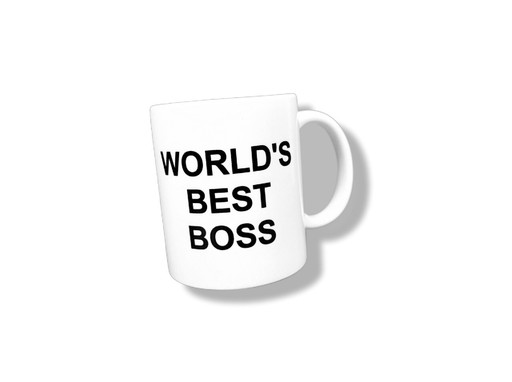 Zdjęcie oferty: Kubek biały The Office "World's Best Boss" PREZENT