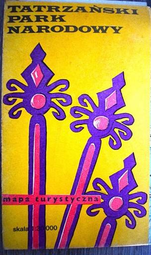 Zdjęcie oferty: Tatrzański Park Narodowy - mapa turystyczna - 1984