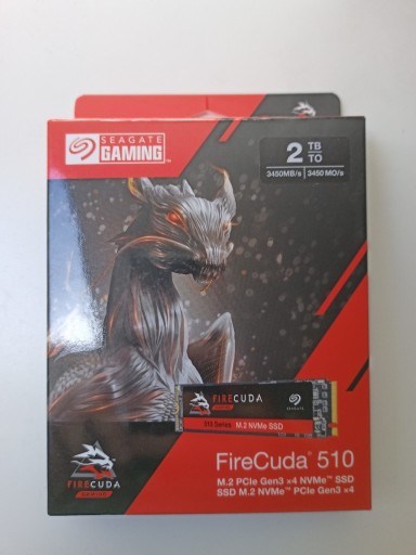 Zdjęcie oferty: Dysk SSD Seagate FireCuda 510 2TB M.2 NVMe