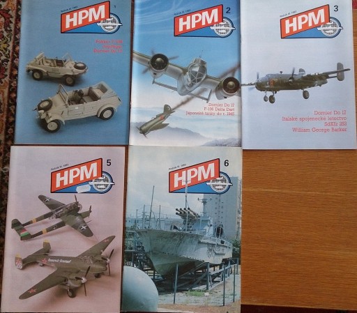 Zdjęcie oferty: HPM (Historie a Plastikove Modelarstvi) 1-3,5-6/93