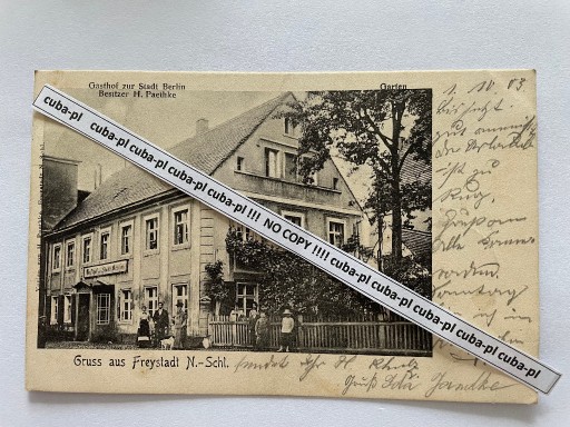 Zdjęcie oferty: Kożuchów Freystadt Nowa Sól 1903r