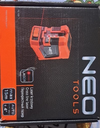 Zdjęcie oferty: Laser Krzyżowy Neo Tools